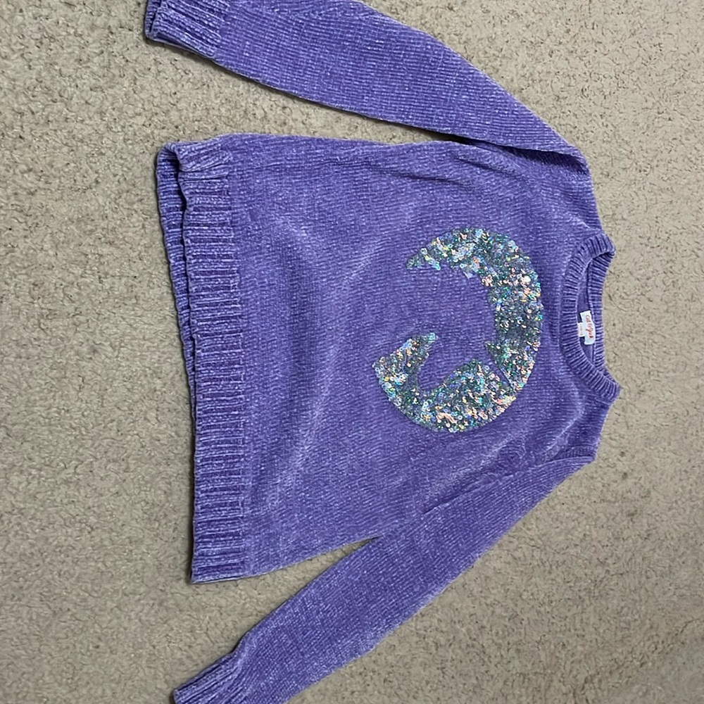 Girls purple long sleeve